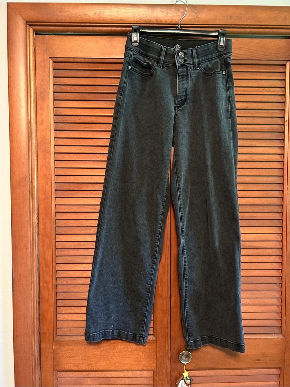 St. John's Bay Straight Leg Jeans in Black